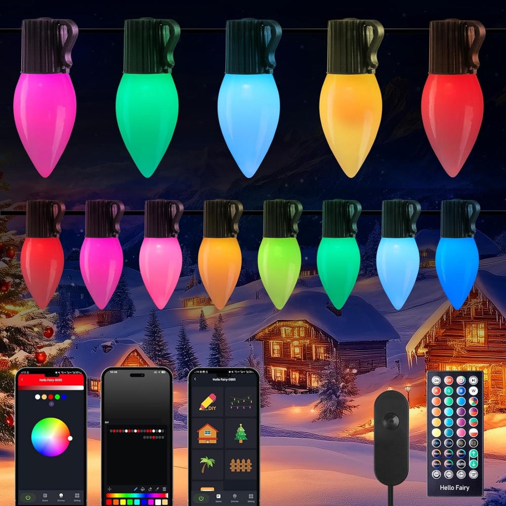 C9 Strawberry Lights-Smooth