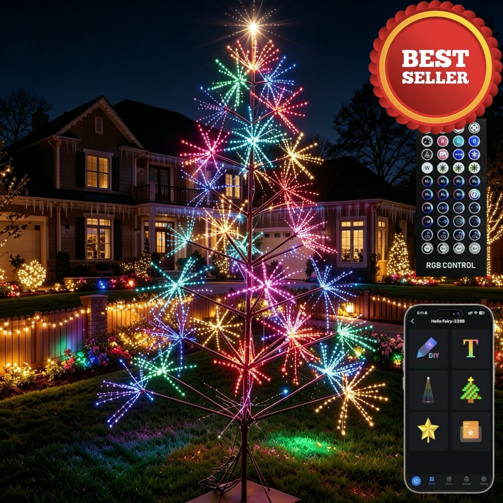 Fireworks Lights Tree