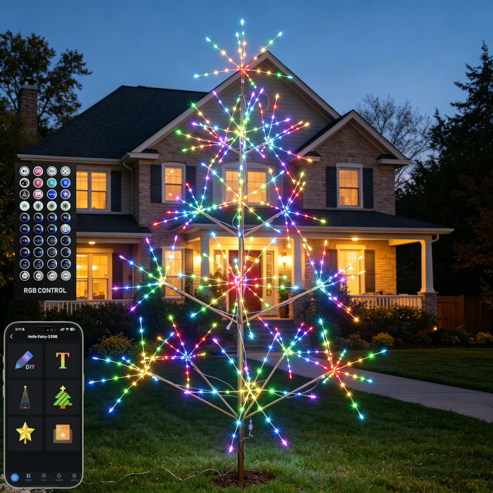 Fireworks Lights Tree