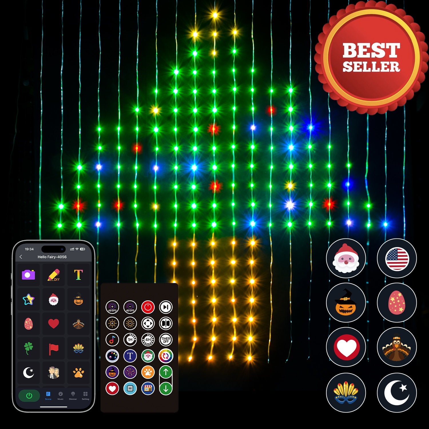 Smart Curtain Lights